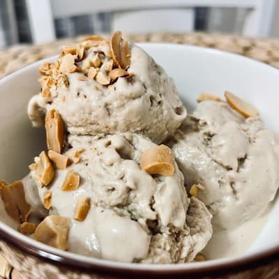 Helado 🍦 de plátano 🍌 y cacahuete 🥜