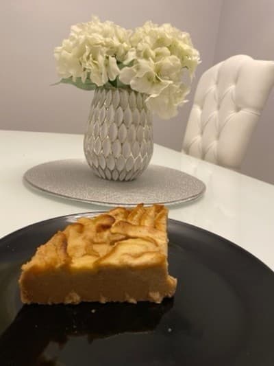 Tarta de manzana 100% realfooder