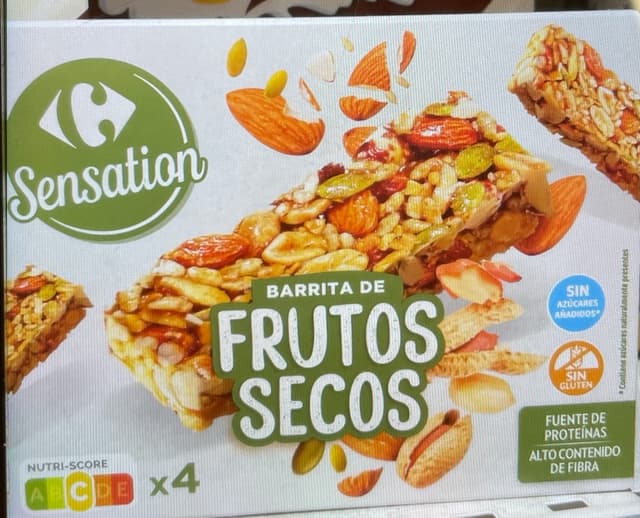 Barrita de frutos secos Barrita de frutos secos